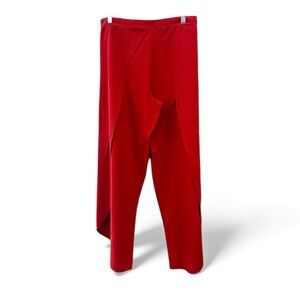 Burnt orange shade Wide-Leg Pants with high side slit
Boho vibes sz L